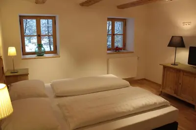 Ein Bett oder Betten in einem Zimmer der Unterkunft Apartment Nester