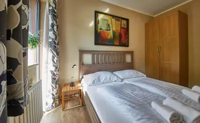 Ein Bett oder Betten in einem Zimmer der Unterkunft Appartement Riverside