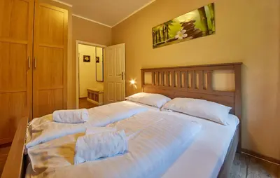 Ein Bett oder Betten in einem Zimmer der Unterkunft Appartement Riverside