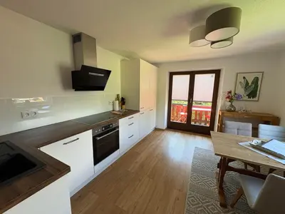 Küche/Küchenzeile in der Unterkunft Haus Hager