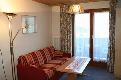 Ein Sitzbereich in der Unterkunft Wellness Pension Hollaus