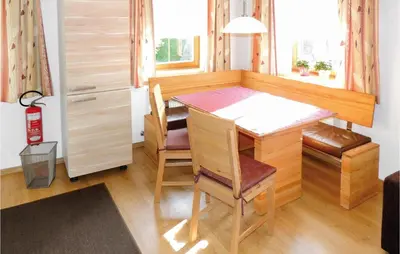Ein Bett oder Betten in einem Zimmer der Unterkunft Ferienwohnung Mit Fernblick