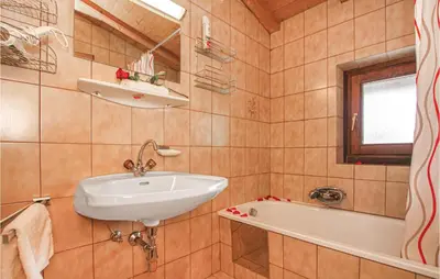 Ein Badezimmer in der Unterkunft Ferienwohnung - Kirchberg