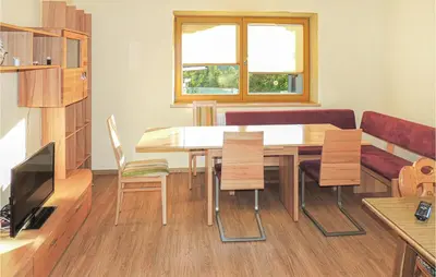 Ein Sitzbereich in der Unterkunft Groeßere Ferienwohnung Itter