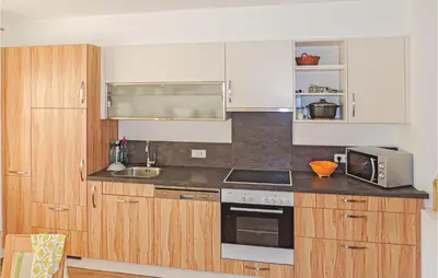 Küche/Küchenzeile in der Unterkunft Groeßere Ferienwohnung Itter