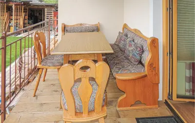 Ein Sitzbereich in der Unterkunft Groeßere Ferienwohnung Itter
