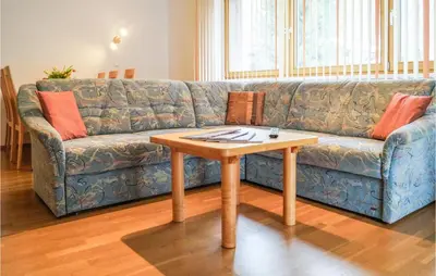 Ein Sitzbereich in der Unterkunft Ferienwohnung Im Eg-Niederau