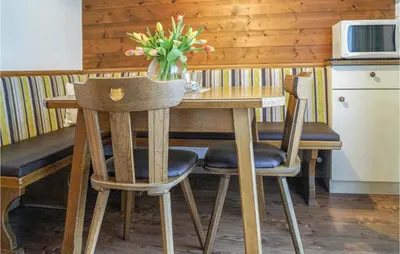 Küche/Küchenzeile in der Unterkunft Schoene Ferienwohnung-Niederau