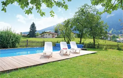 Der Swimmingpool an oder in der Nähe von Ferienhaus - Westendorf