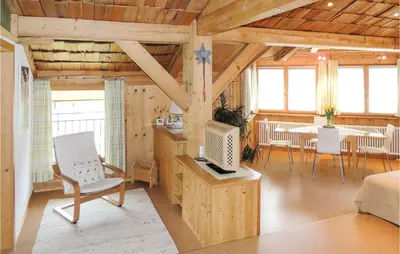 Ein Sitzbereich in der Unterkunft Ferienhaus - Westendorf