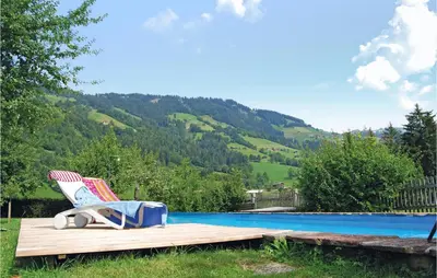 Der Swimmingpool an oder in der Nähe von Ferienhaus - Westendorf