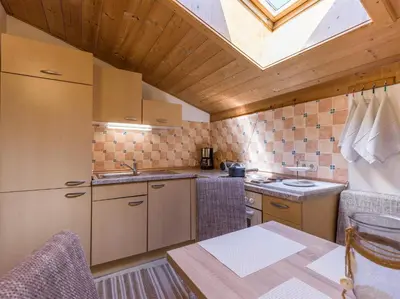 Küche/Küchenzeile in der Unterkunft Ferienwohnung Gabriele