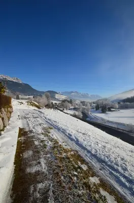 Naturlandschaft in der Nähe des Chalets