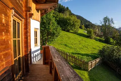 Naturlandschaft in der Nähe des Chalets