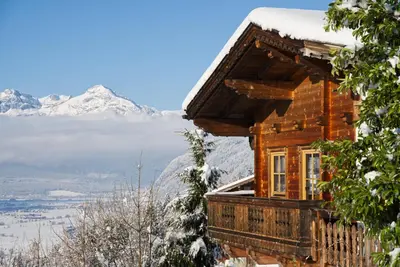 Naturlandschaft in der Nähe des Chalets