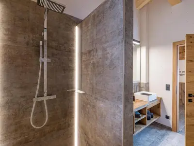 Ein Badezimmer in der Unterkunft Chalet zum Schneider Mascht