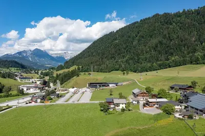 Naturlandschaft in der Nähe des Chalets