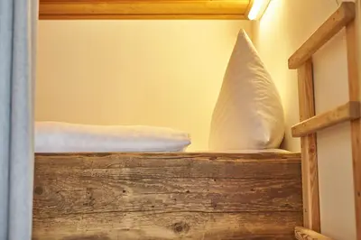 Ein Bett oder Betten in einem Zimmer der Unterkunft Appartement Slope & Smile