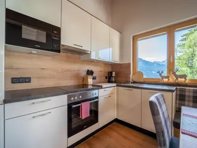 Küche/Küchenzeile in der Unterkunft Chalet Georg