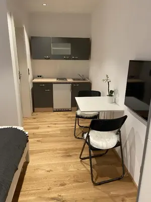 Küche/Küchenzeile in der Unterkunft Seereith Apartments