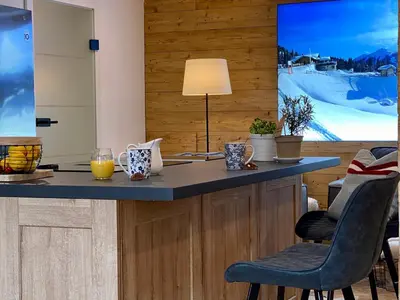 TV/Unterhaltungsangebot in der Unterkunft ALM SEASONS Premium Chalet & Studios