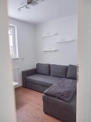 Ein Sitzbereich in der Unterkunft Ferienwohnung zur lustigen Gabi