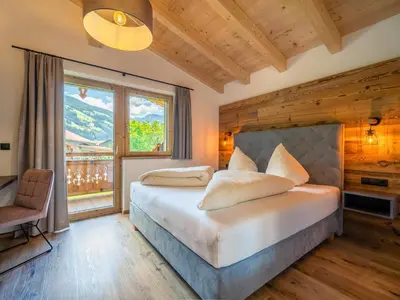 Ein Bett oder Betten in einem Zimmer der Unterkunft Chalet Bodahof