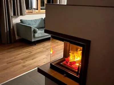 Ein Bett oder Betten in einem Zimmer der Unterkunft Chalet Bodahof