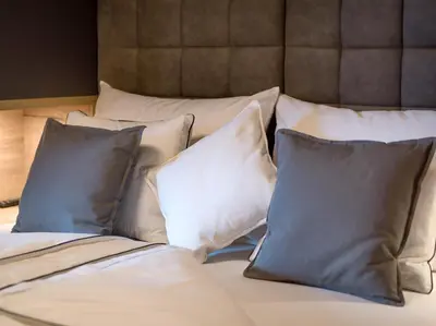 Ein Bett oder Betten in einem Zimmer der Unterkunft Van's Place, Luxury Apartment