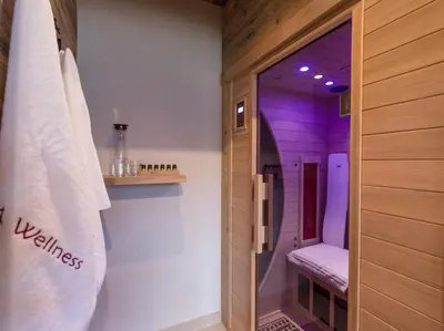 Ein Badezimmer in der Unterkunft Van's Place, Luxury Apartment
