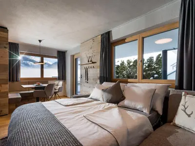 Ein Bett oder Betten in einem Zimmer der Unterkunft Van's Place, Luxury Apartment