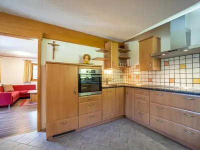 Küche/Küchenzeile in der Unterkunft Apartment Aringer