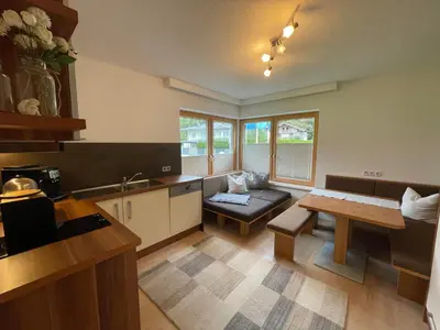 Küche/Küchenzeile in der Unterkunft Haus Gruber Theresia