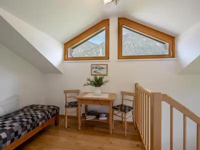 Ein Sitzbereich in der Unterkunft Ferienhaus & -wohnung Flatscher