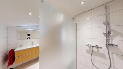 Ein Badezimmer in der Unterkunft Ferienwohnungen Hinterholzer