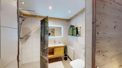 Ein Badezimmer in der Unterkunft Ferienwohnungen Hinterholzer