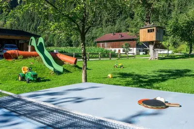 Ein Kinderspielbereich in der Unterkunft Landhaus Gredler