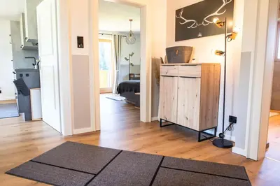 Küche/Küchenzeile in der Unterkunft Apartment zu Hollenau