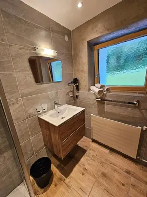 Ein Badezimmer in der Unterkunft Ferienwohnung Kröll