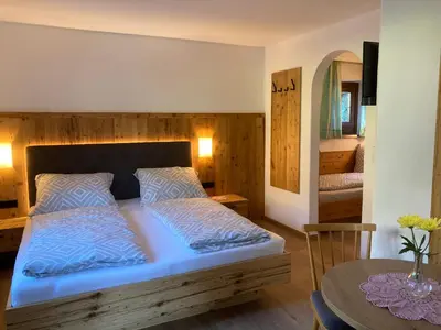 Ein Bett oder Betten in einem Zimmer der Unterkunft Ferienwohnung Kröll