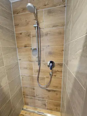 Ein Badezimmer in der Unterkunft Ferienwohnung Kröll