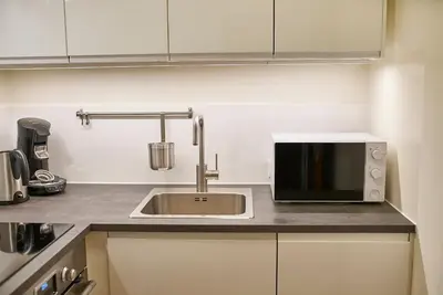 Küche/Küchenzeile in der Unterkunft Appartement Delight