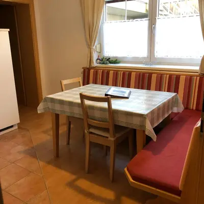 Ein Sitzbereich in der Unterkunft Ferienwohnung Prosch
