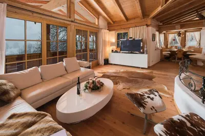 TV/Unterhaltungsangebot in der Unterkunft Das Kitz - deLuxe Chalet Valerie