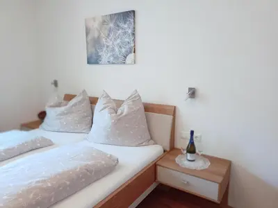 Ein Bett oder Betten in einem Zimmer der Unterkunft Beim Orgeler