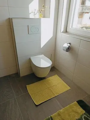 Ein Badezimmer in der Unterkunft Beim Orgeler