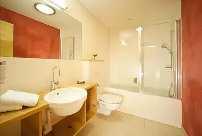 Ein Badezimmer in der Unterkunft Lieblingsplatz Tirolerhof
