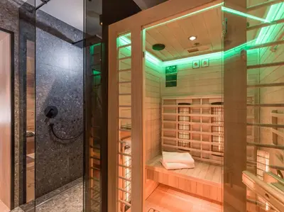 Ein Badezimmer in der Unterkunft Chaleo Apartments