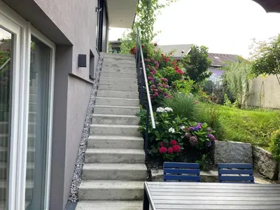 Ein Garten an der Unterkunft Top Apartment in Zentrumsnähe (Fußläufig)