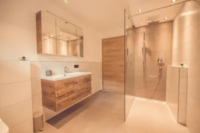 Ein Badezimmer in der Unterkunft Apartment Gipfelblick